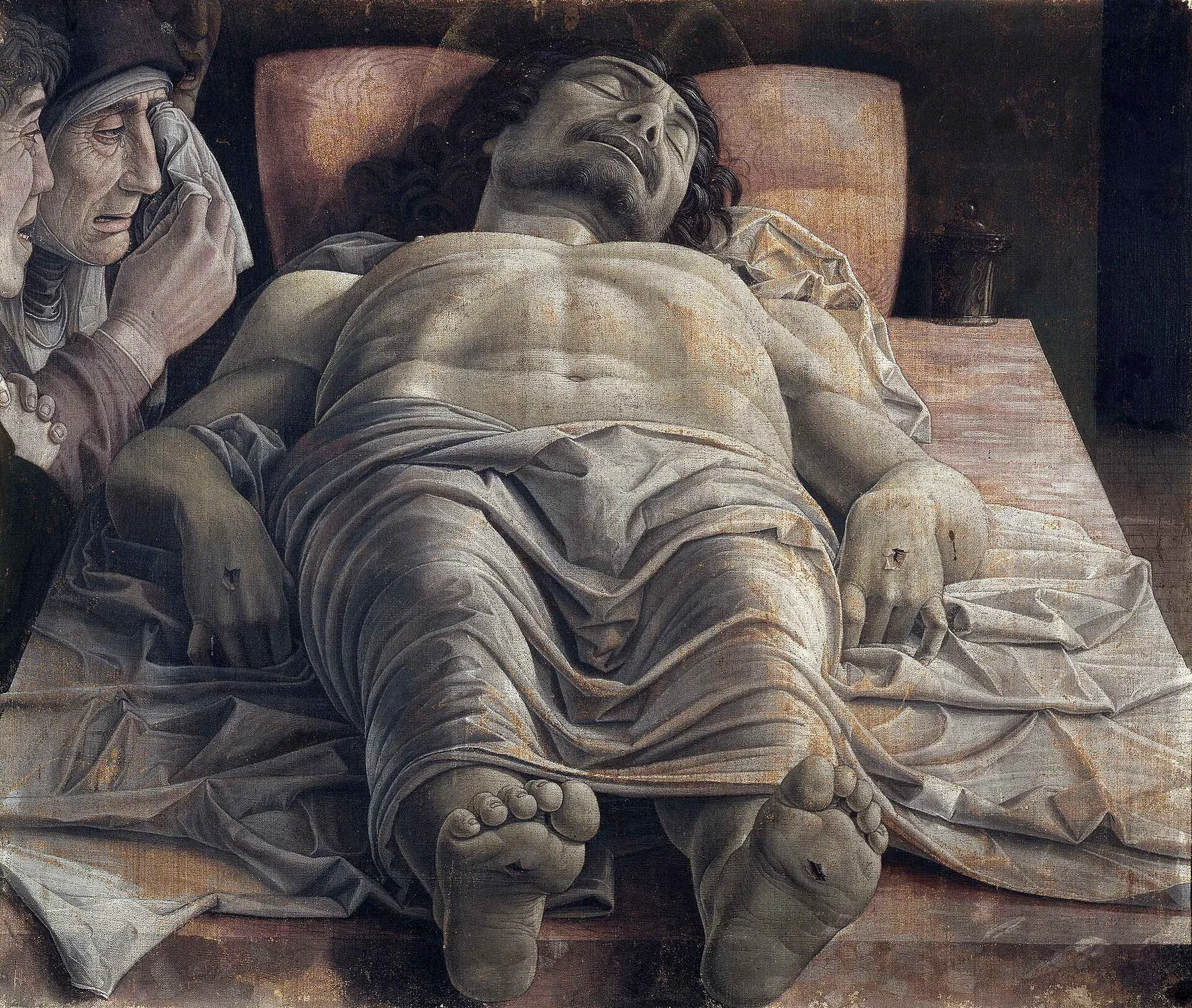 Lamentation over the Dead Christ by Andrea Mantegna