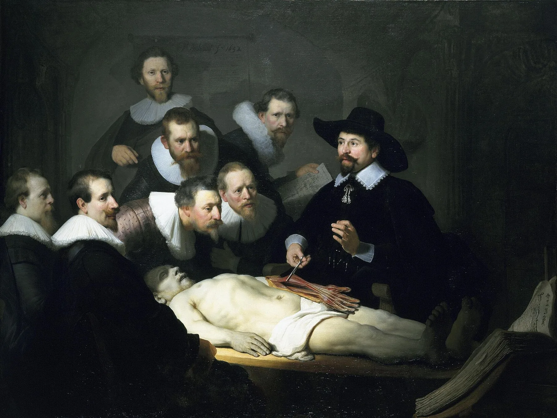 The Anatomy Lesson of Dr. Nicolaes Tulp by Rembrandt